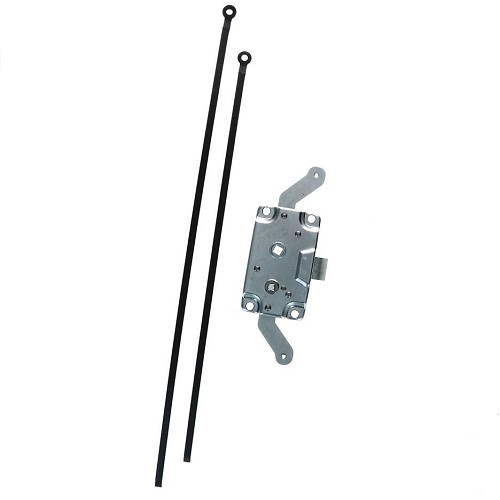  Left rear/right front door rod & hinged door mechanism for VW Split Screen Camper '63 to '67 - KA13311 