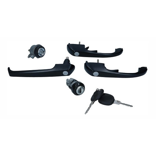  Complete handles and locks for VOLKSWAGEN Transporter T25 (08/1983-07/1984) - High quality - KA13367 