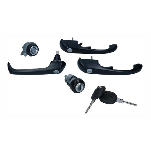  Complete handles and locks for VOLKSWAGEN Transporter T25 (08/1984-07/1992) - High quality - KA13368 