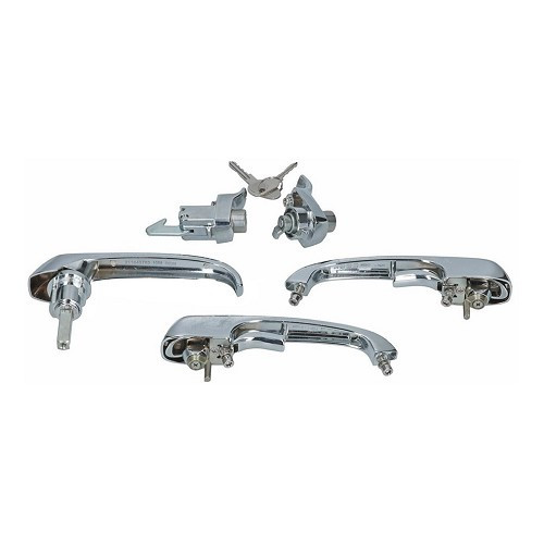 Cerraduras exteriores de una llave para VOLKSWAGEN Combi Bay Window T2A (08/1968-07/1971) - KA13384