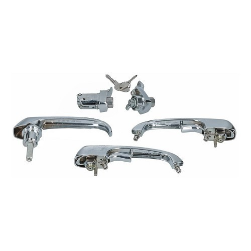 Fechaduras exteriores de uma chave para janela de sacada VOLKSWAGEN Combi (08/1971-07/1974) - KA13404