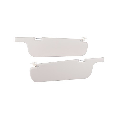 Witte zonneklep links & rechts voor VW Transporter T25 - KA13460