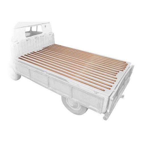  Doghe in legno per il cassone ribaltabile del pick-up VOLKSWAGEN Transporter T25 a cabina singola (05/1979-08/1992) - KA14063 