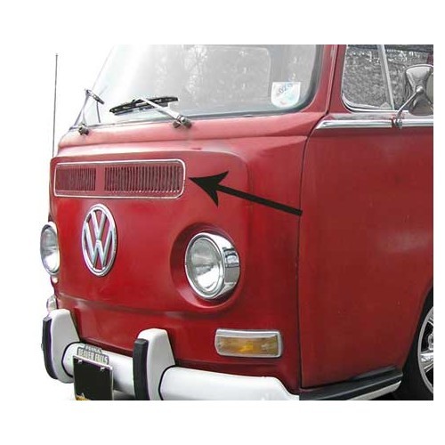     
                
                
    Deluxe aluminium moulding on front grille for Combi 68 ->72 - KA14710
