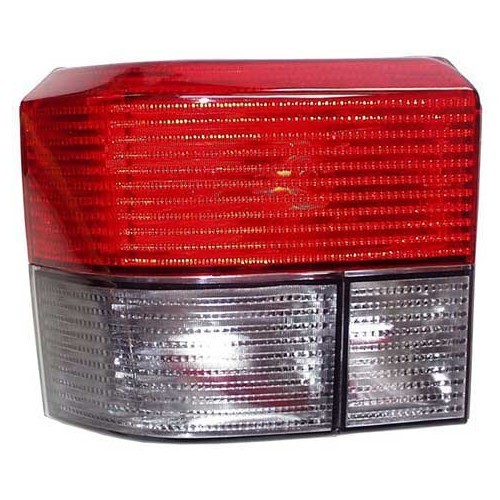 Luz traseira esquerda vermelha e cinzenta para VW Transporter T4