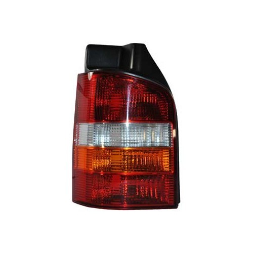  Luz traseira esquerda com placa para VOLKSWAGEN Transporter T5 com porta traseira (2003-2009) - KA15851 