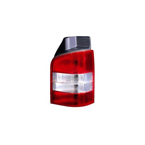  Achterlicht rechts rood/wit voor VOLKSWAGEN Transporter T5 met achterklep (2003-2015) - KA15866 