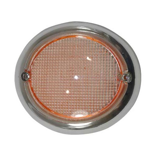  Verre Orange de clignotant avant gauche HELLA pour Combi Split 64 ->67 - KA16001H 