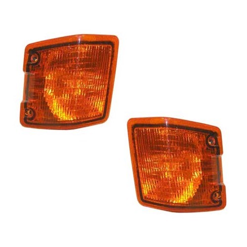     
                
                
    Orange front turn signals for VW Transporter T25 from 1979 to 1992 - 2 pieces - KA16005P
