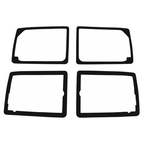 Front turn signal gaskets for Combi 73 -&gt;79 - 4 pieces