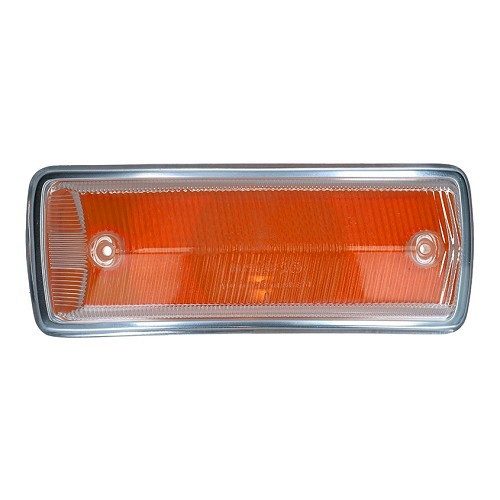 E" goedgekeurd oranje knipperlichtglas rechtsvoor voor VOLKSWAGEN Combi erker T2A (08/1967-07/1972) - KA16029