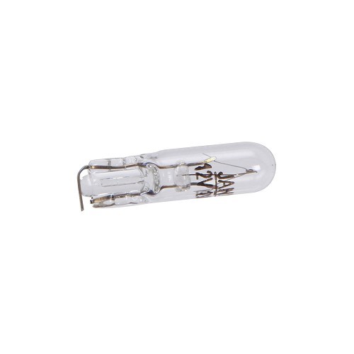 1 lâmpada e forma de pêra de iluminação do painel de instrumentos W5/ 1,2 W/ 12 V