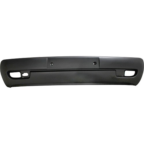  Black front bumper with fog holes for VOLKSWAGEN Transporter T4 (1996-) - KA20504 