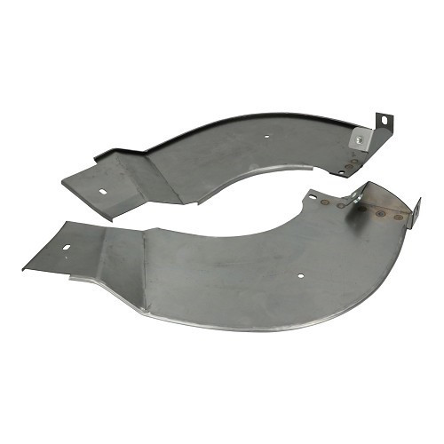 Achterbumperplaten links en rechts voor VOLKSWAGEN Combi Bay Window T2A (08/1967-07/1971) - KA20729