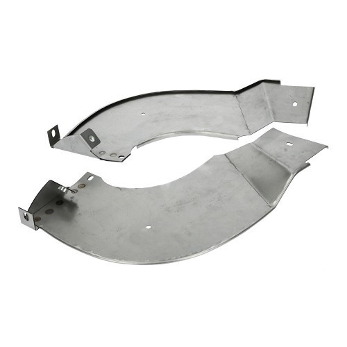 Achterbumperplaten links en rechts voor VOLKSWAGEN Combi Bay Window T2A (08/1967-07/1971) - KA20729