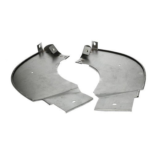 Left and right rear mudguard plates for VOLKSWAGEN Combi Bay Window T2A (08/1967-07/1971) - KA20729