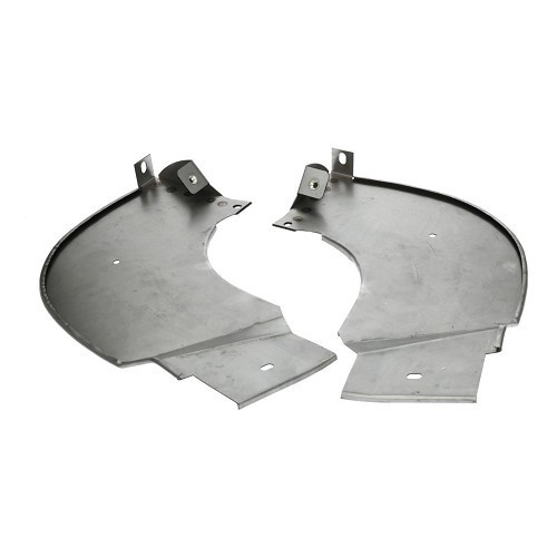 Achterbumperplaten links en rechts voor VOLKSWAGEN Combi Bay Window T2A (08/1967-07/1971) - KA20729