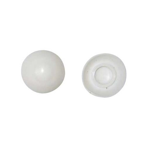  Capuchon Blanc sur boulon de parechocs pour VOLKSWAGEN Combi Bay Window (08/1972-07/1979) - KA21007 