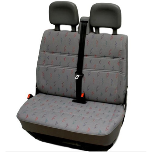  2-seater bench seat cover for VOLKSWAGEN Transporter T4 (1990-2003) - Vinyl, choice of colors - KB00010 