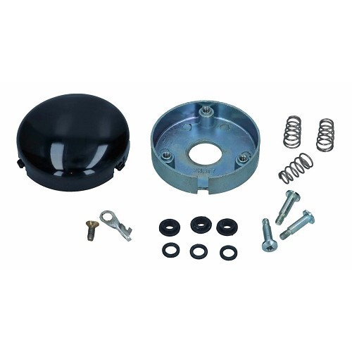  Kit de montaje de aro de volante negro para VOLKSWAGEN Combi Split (03/1955-07/1967) - KB00303 