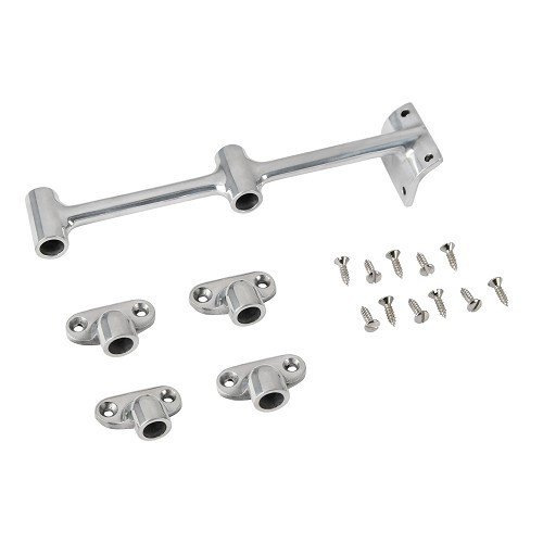  Barras de protección de aluminio para luneta trasera para VOLKSWAGEN Transporter T25 (05/1979-07/1992) - KB00336 