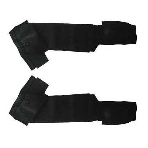 Black rubber seat mats for Combi 68 -&gt;75 - set of 2