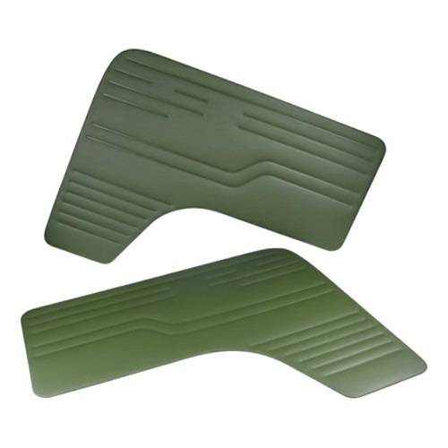  Paneles de puerta delanteros verdes para VOLKSWAGEN Combi Bay Window (08/1967-07/1979) - KB10001 