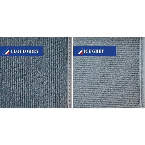 Luxe carpet for Karmann-Ghia Coupé 65 -&gt;67 - Special colors - KB14651