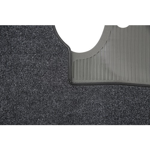 Black Luxe carpet for Karmann-Ghia Coupé 65 -&gt;67 - KB14661