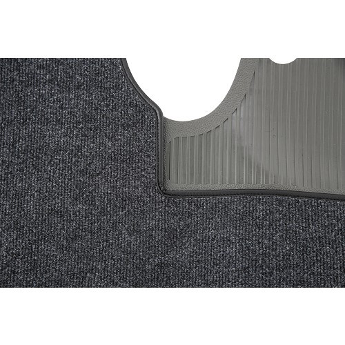 Moquette Luxe Noire pour Karmann-Ghia Coupé 65 ->67 - KB14661