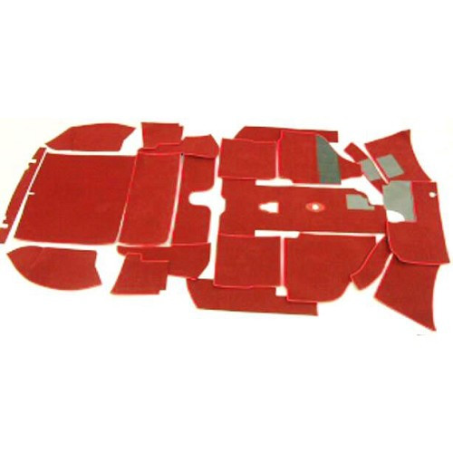 Carpet Deluxe kit for Karmann-Ghia Coupé 68 ->69 - KB146869