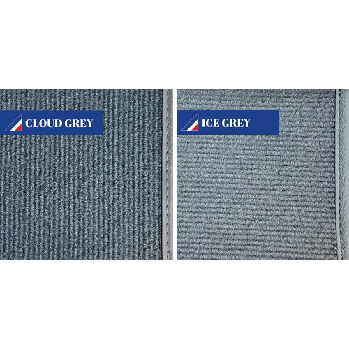 Carpet Deluxe kit for Karmann-Ghia Cabriolet 55 ->59 - KB155559