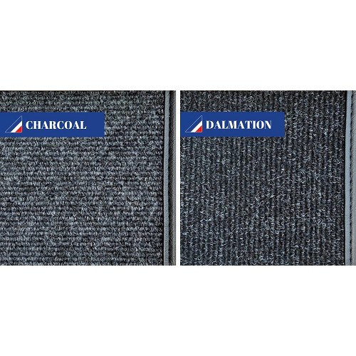 Carpet Deluxe kit for Karmann-Ghia Cabriolet 55 ->59 - KB155559