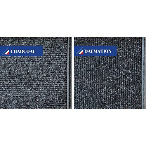 Moquette Luxe pour Karmann-Ghia Cabriolet 55 ->59 - KB155559