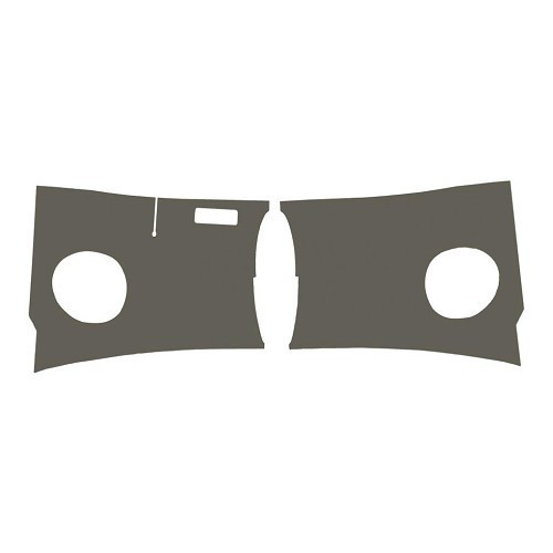  Grey interior panels under dashboard for Combi Split (1962-1964) - by 2 - KB20001 