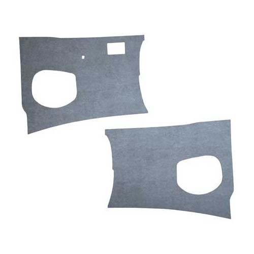  Grey plastic interior panels under dashboard for VOLKSWAGEN Combi Split (1950-03/1960) - set of 2 - KB21104 