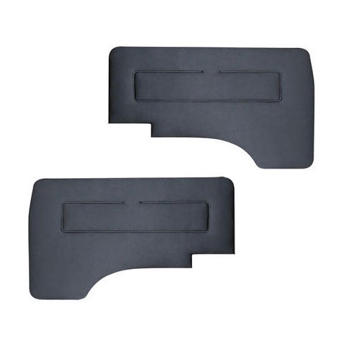  Painéis de porta em vinil preto para VW Transporter T25 - KB25201 