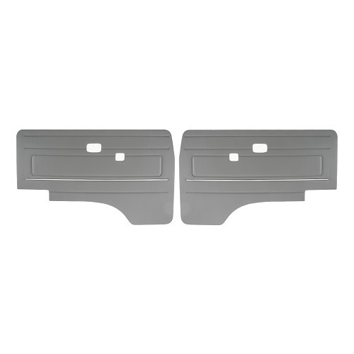     
                
                
    Pannelli porta anteriori Alzacristalli elettrici di lusso per VOLKSWAGEN Transporter T25 (08/1979-07/1992) - Grigio scuro - KB25206
