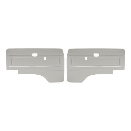  Pannelli porta anteriori Luxe alzacristalli elettrici per VOLKSWAGEN Transporter T25 (08/1979-07/1992) - Gris Tourterelle - KB25207 