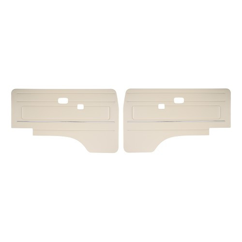  Pannelli porta anteriori alzacristalli elettrici Luxe per VOLKSWAGEN Transporter T25 (08/1979-07/1992) - Crema - KB25231 