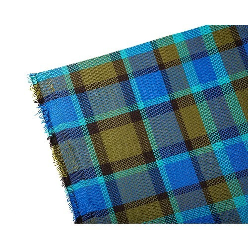 Westfalia fabric check pattern Blue / Green - KB25760