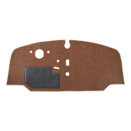     
                
                
    Front cabin carpet with bench seat for VOLKSWAGEN Combi Bay Window (08/1967-07/1972) - Brown - KB26803
