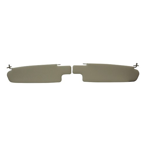  Creme zonnekleppen voor VOLKSWAGEN Combi Bay Window (1968-1979) - set van 2 - KB28004 