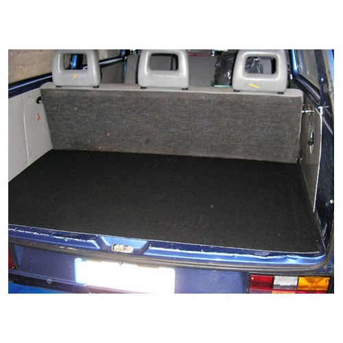  Moquette de coffre noire pour Transporter T25 / T3 - KB28094 