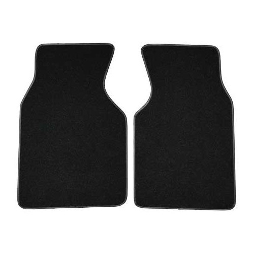  Tapis de sol en velours Noir pour cabine avant de VW Transporter T4 - KB28100 