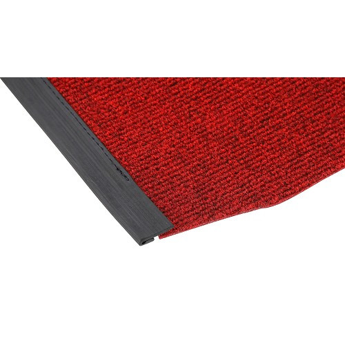 Moquette luxe de cabine avant pour Transporter T25 Essence & Diesel - RED - BLACK CLOTH - KB28104