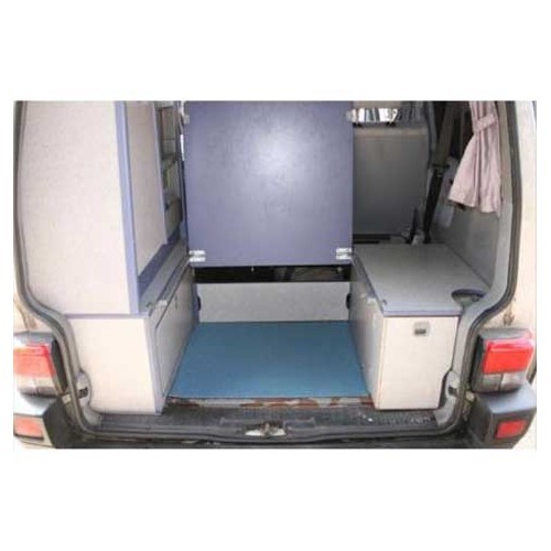  Tapete de carregamento traseiro "Westfalia" para Transporter T4, cor preta - KB28130 