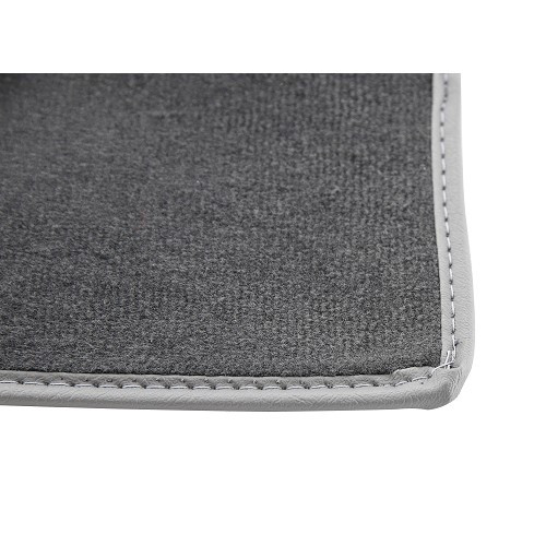 Luxury grey nylon carpet moulded to measure for VW Transporter T25 Petrol and Diesel (except TD) - KB28154