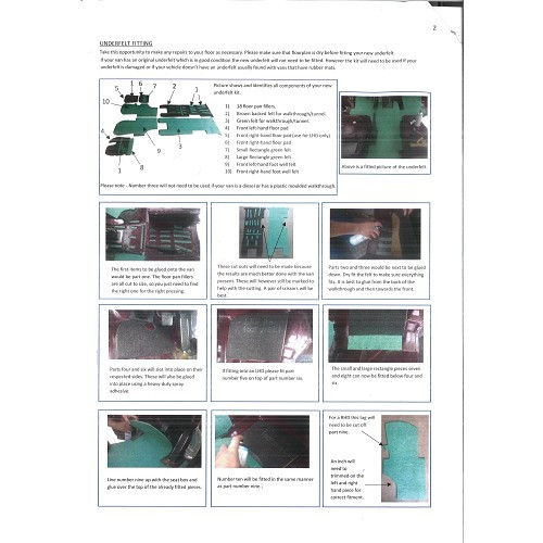 Voorgevormd grijs luxe tapijt voor VOLKSWAGEN Transporter T25 Turbo-Diesel (1979-1992) - KB28155