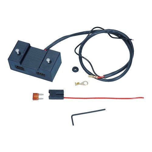 Cargador cenicero USB 12V para VOLKSWAGEN Combi Split (-07/1967) - KB36003